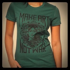 Obey “Make Art Not War” Lightweight T-Shirt